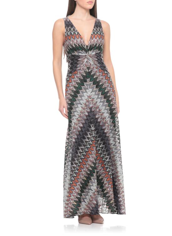 26SS 미소니 미디 원피스 DS26SG1S BR014ZS72OW MultiColour - MISSONI