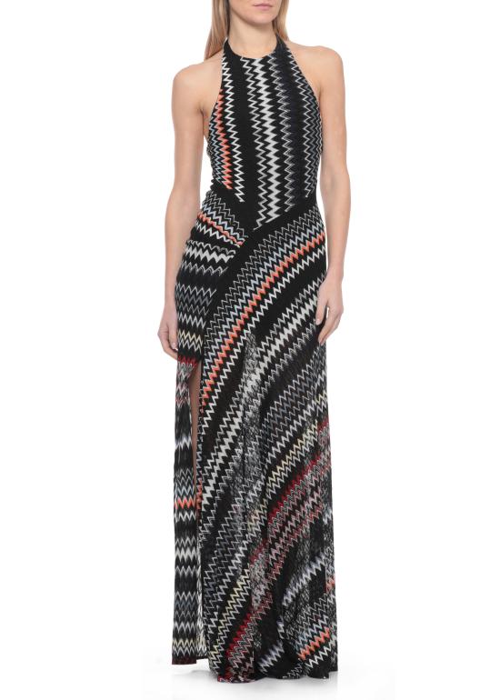 26SS 미소니 미디 원피스 DS26SG1Q BR0150S91RR Black - MISSONI