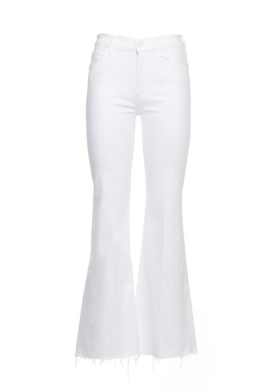 26SS 마더 데님 팬츠 P0085 753 THE LIL DOOZY FRAYFOT White