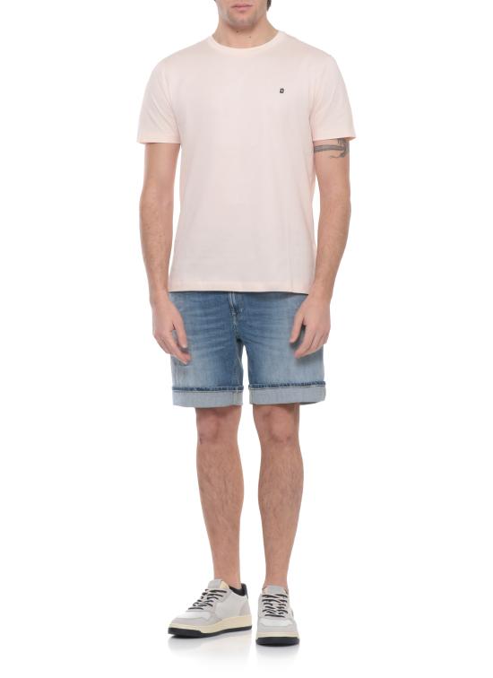 26SS 돈답 반팔 티셔츠 US198 JF0271U ZL4511 Pink - DONDUP