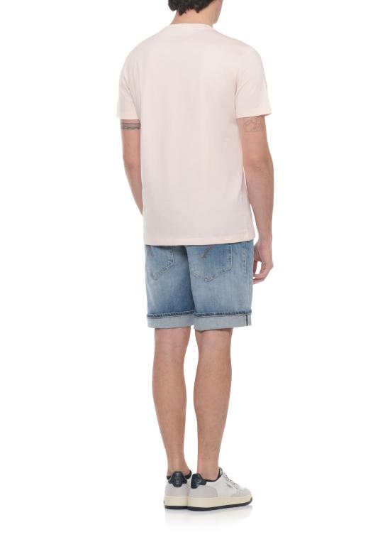 26SS 돈답 반팔 티셔츠 US198 JF0271U ZL4511 Pink - DONDUP