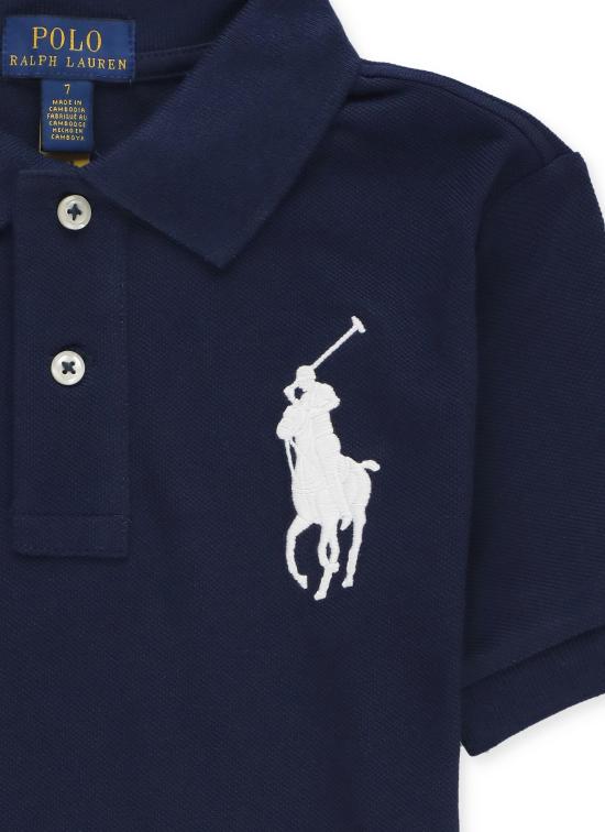 26SS [키즈] 랄프 로렌 폴로 셔츠 670257 014 Blue - RALPH LAUREN