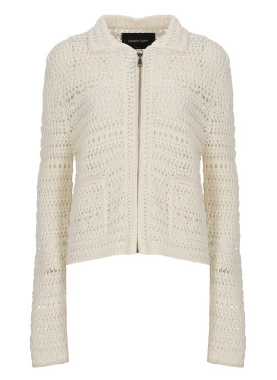 26SS 파비아나 필리피 가디건 GCD266F204 L7350142 Ivory
