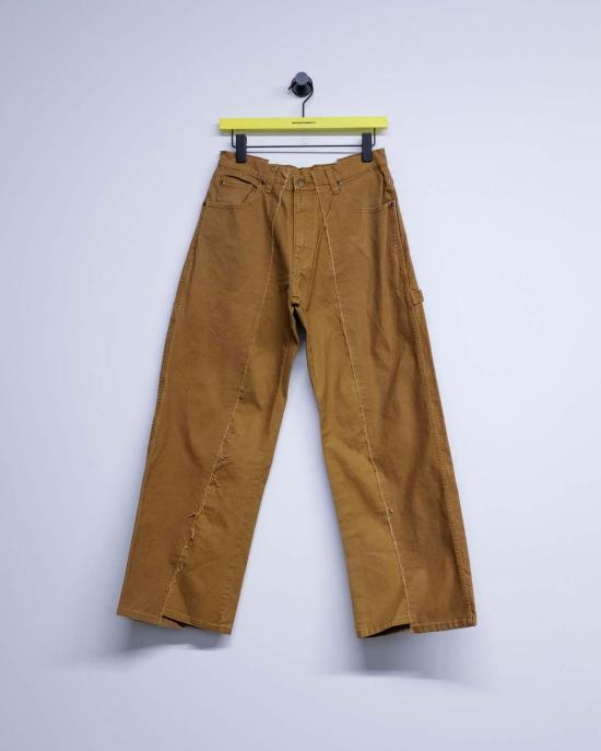  올드 파크 팬츠 덕 배기 카펜터  탄