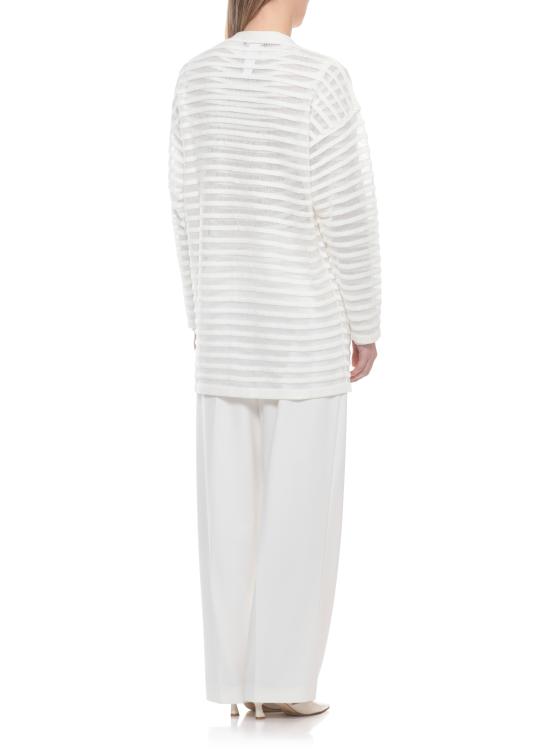 26SS 파비아나 필리피 가디건 MAD266F100 L7680142 White - FABIANA FILIPPI