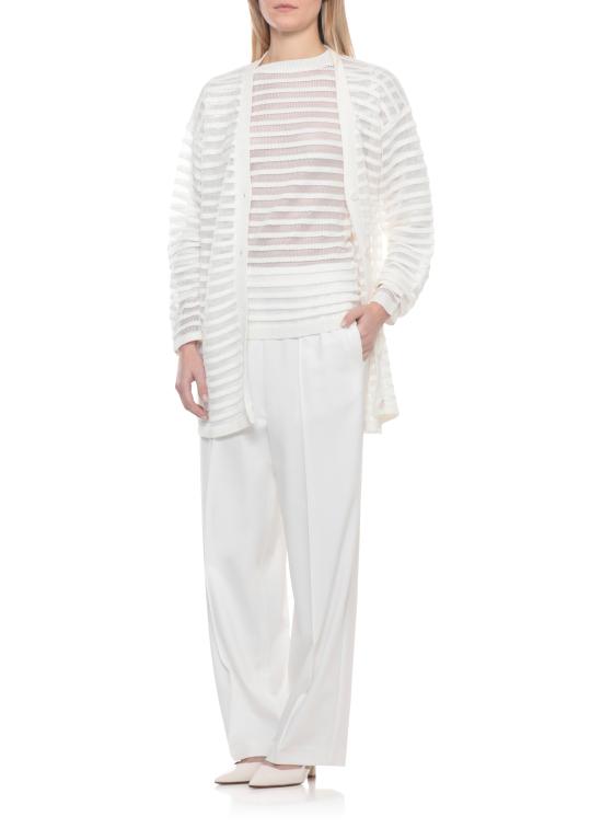26SS 파비아나 필리피 가디건 MAD266F100 L7680142 White - FABIANA FILIPPI