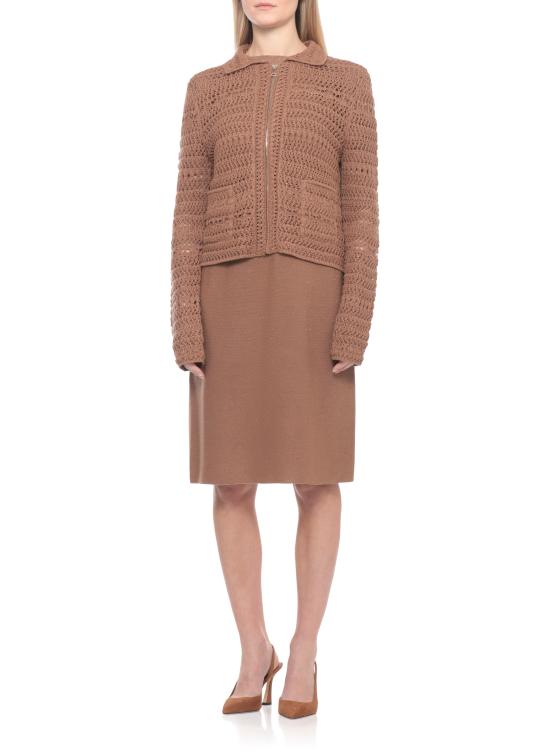 26SS 파비아나 필리피 가디건 GCD266F204 L7351268 Brown - FABIANA FILIPPI