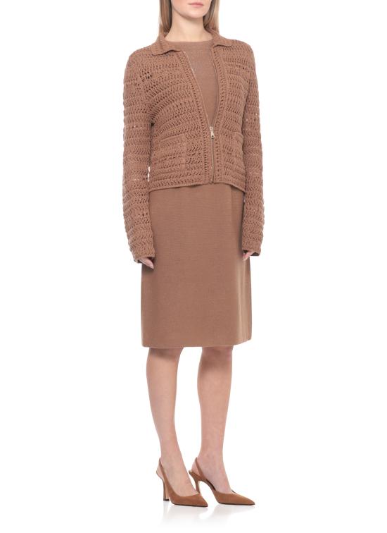 26SS 파비아나 필리피 가디건 GCD266F204 L7351268 Brown - FABIANA FILIPPI