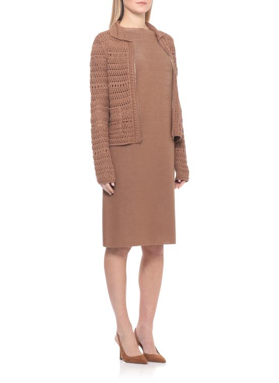 26SS 파비아나 필리피 율, 코튼 & 루렉스 드레스 파비아나 필리피 ABD266F178 L7661268 Brown - FABIANA FILIPPI