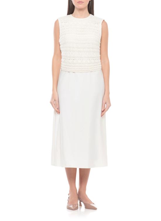 26SS 파비아나 필리피 미디 원피스 ABD266F179 L7740145 Ivory - FABIANA FILIPPI