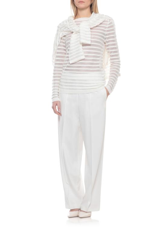 26SS 파비아나 필리피 스웨터 MAD266F102 L7680142 White - FABIANA FILIPPI