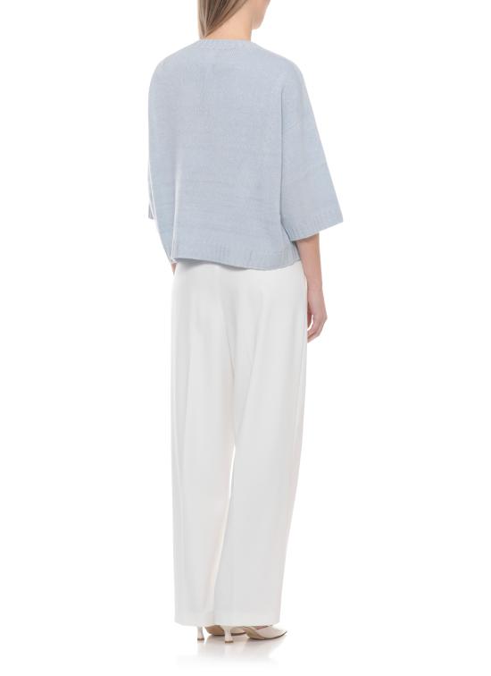 26SS 파비아나 필리피 반팔 티셔츠 MAD266F019 L8975154 Light Blue - FABIANA FILIPPI