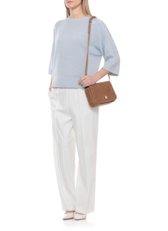 26SS 파비아나 필리피 반팔 티셔츠 MAD266F019 L8975154 Light Blue - FABIANA FILIPPI