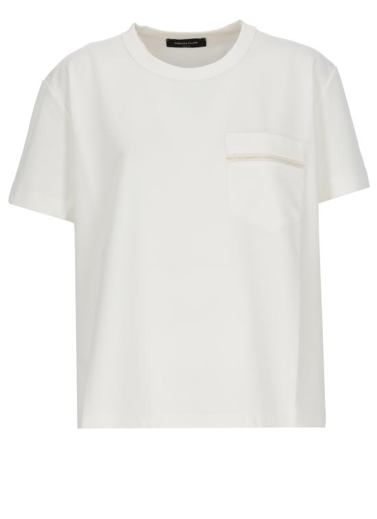 26SS 파비아나 필리피 반팔 티셔츠 JED266F155 L7720142 White
