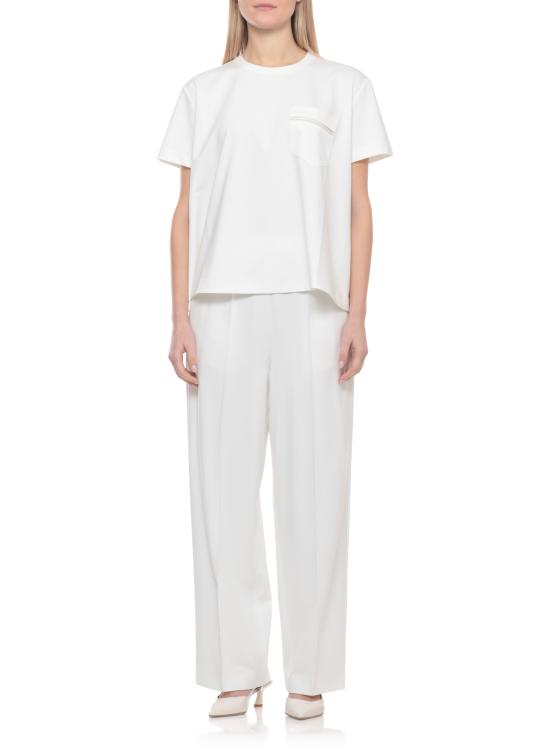 26SS 파비아나 필리피 반팔 티셔츠 JED266F155 L7720142 White - FABIANA FILIPPI