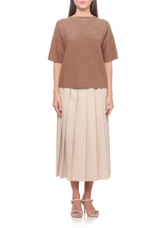 26SS 파비아나 필리피 스웨터 MAD266F041 L7661268 Brown - FABIANA FILIPPI