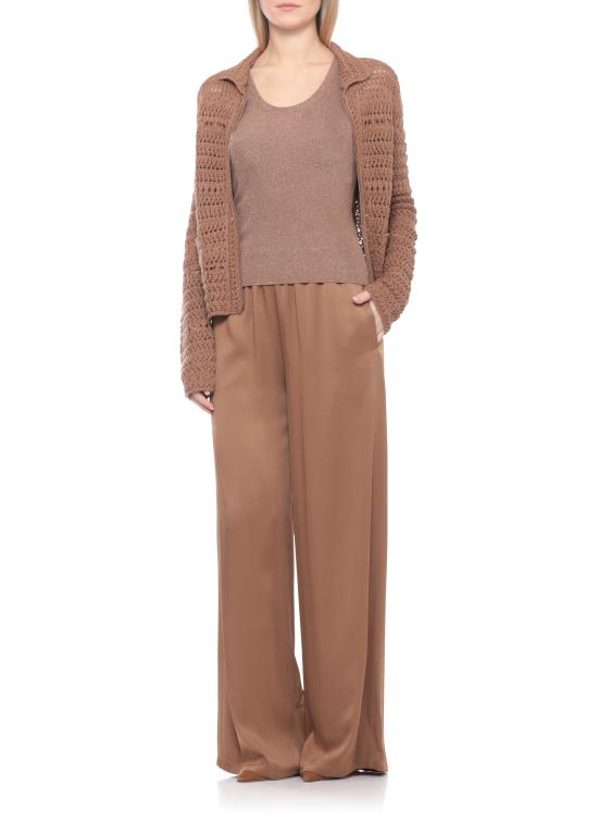 26SS 파비아나 필리피 민소매 티셔츠 MAD266F066 D9621268 Brown - FABIANA FILIPPI