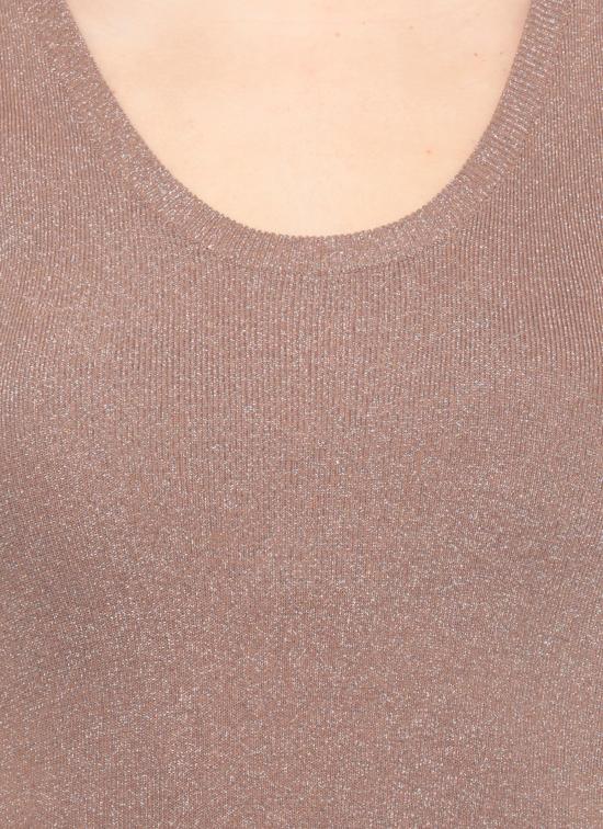 26SS 파비아나 필리피 민소매 티셔츠 MAD266F066 D9621268 Brown - FABIANA FILIPPI