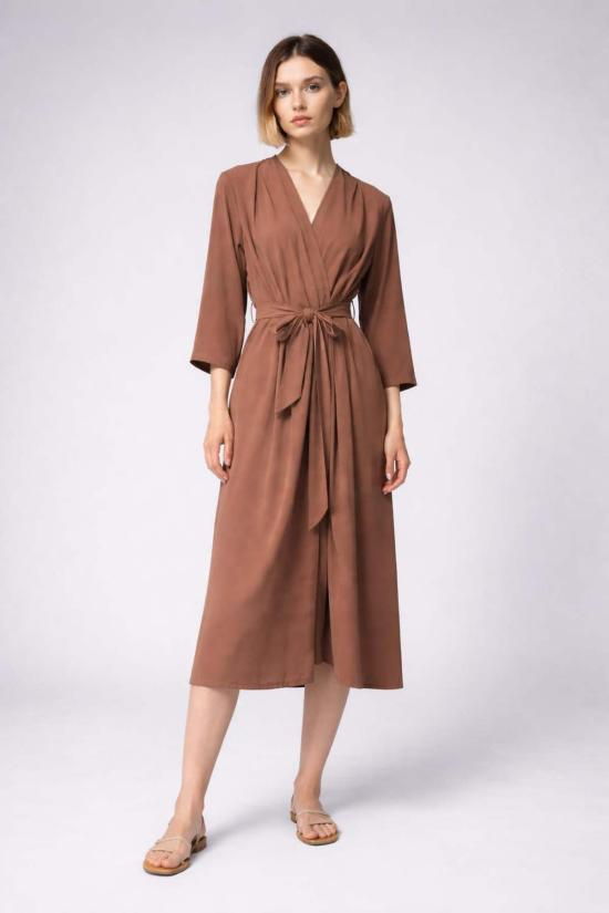  포르테포르테 롱 원피스 포르테 포르테 시크 태피터 드레스 무스