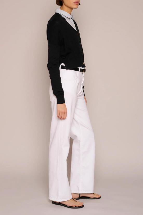  오가닉 바이 존 패트릭 가디건 Organic By John Patrick 코튼/캐시미어 크롭  블랙 - ORGANIC BY JOHN PATRICK