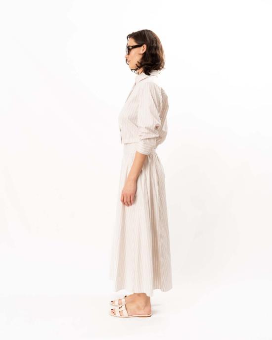  띠어리 미디 스커트 이론 통풍 스커트 샌드 멀티 - THEORY