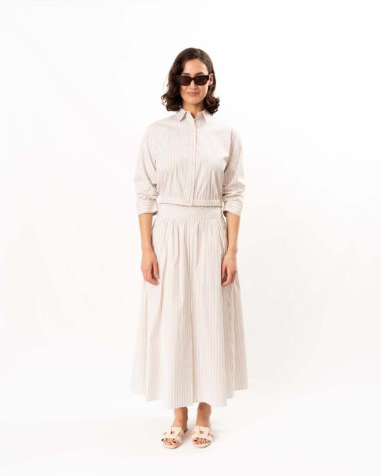  띠어리 미디 스커트 이론 통풍 스커트 샌드 멀티 - THEORY