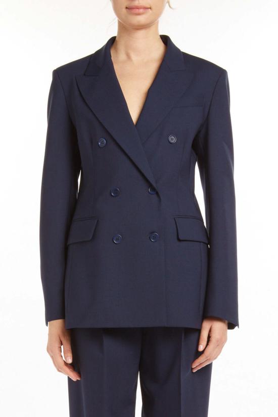  파로쉬 수트 자켓 P.A.R.O.S.H. 더블 브레스티드 블레이저 블루