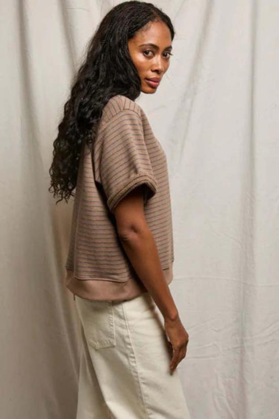  퍼펙트 화이트 티 스웨터 브릭스 V넥 스웨트셔츠 - PERFECT WHITE TEE