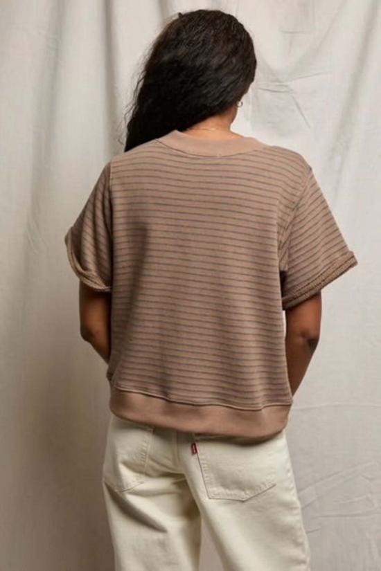  퍼펙트 화이트 티 스웨터 브릭스 V넥 스웨트셔츠 - PERFECT WHITE TEE