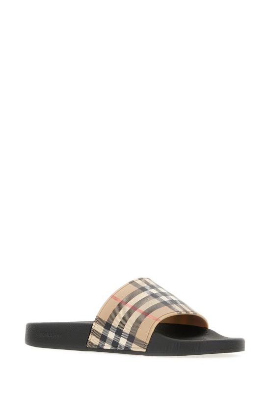 26SS 버버리 체크 프린트 슬라이드 8057037 A7028 - BURBERRY