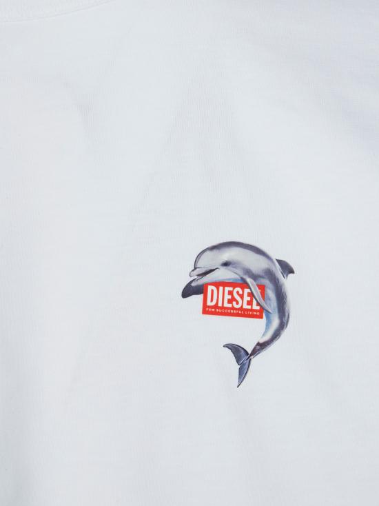 26SS 디젤 반팔 티셔츠 A216520PLAT100 DOM - DIESEL