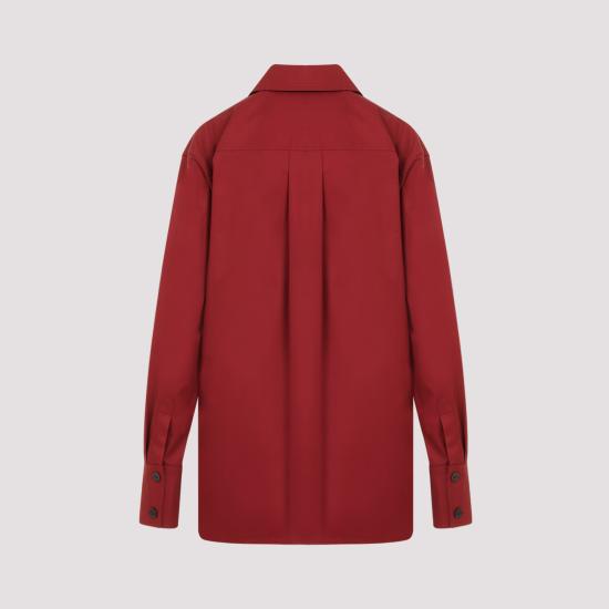 25FW 생로랑 셔츠 786696 Y3A99 6287 ROUGE FONCE - SAINT LAURENT