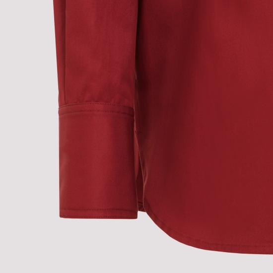 25FW 생로랑 셔츠 786696 Y3A99 6287 ROUGE FONCE - SAINT LAURENT