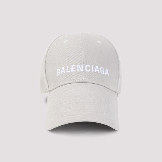 26SS 발렌시아가 모자 782787 410B2 2877 TAUPE WHITE