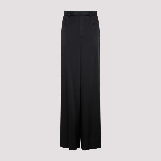 25FW 생로랑 스트레이트 팬츠 735726 Y3G36 1000 NOIR - SAINT LAURENT