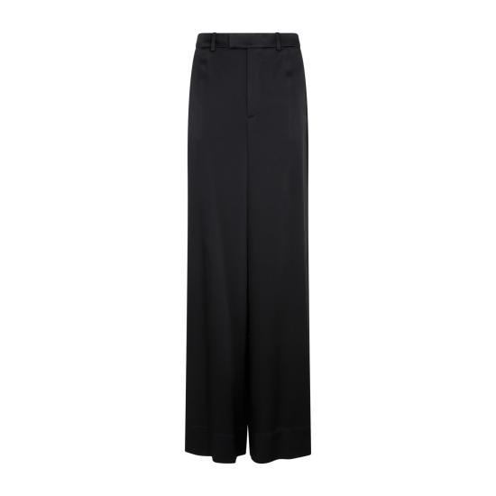 25FW 생로랑 스트레이트 팬츠 735726 Y3G36 1000 NOIR - SAINT LAURENT