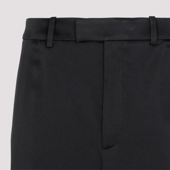 25FW 생로랑 스트레이트 팬츠 735726 Y3G36 1000 NOIR - SAINT LAURENT