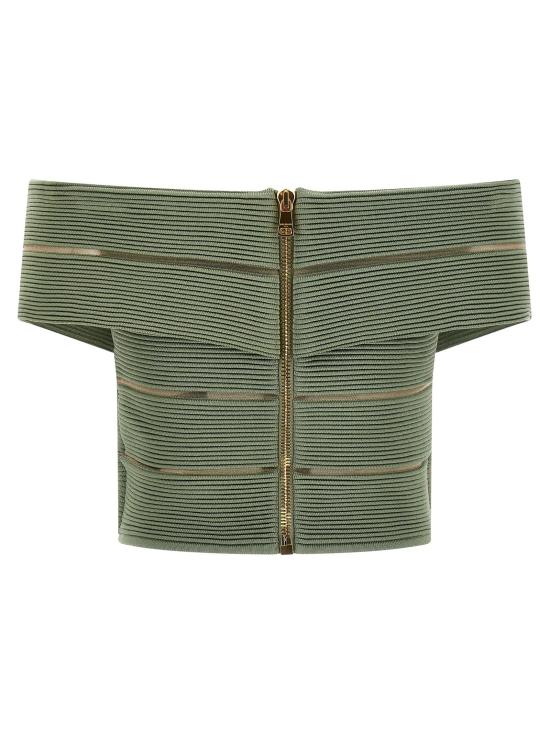 26SS 발망 탑 GF0AB580KJ757EU - BALMAIN