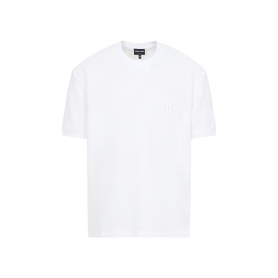 26SS 조르지오 아르마니 반팔 티셔츠 GM003035 TE10045 U0008 AVORIO - GIORGIO ARMANI