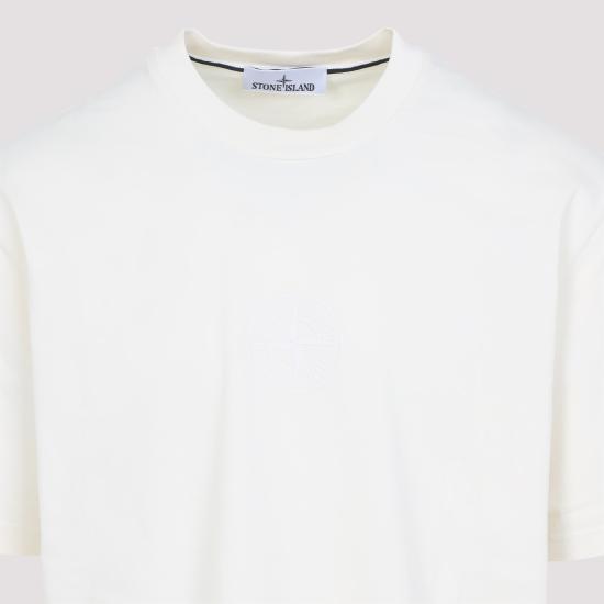 26SS 스톤 아일랜드 반팔 티셔츠 L1S152100001 S0E14 V0093 IVORY - STONE ISLAND