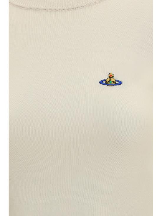 26SS 비비안웨스트우드 베아 니트 반소매 스웨터 1803002QY003F A408 CREAM - VIVIENNE WESTWOOD