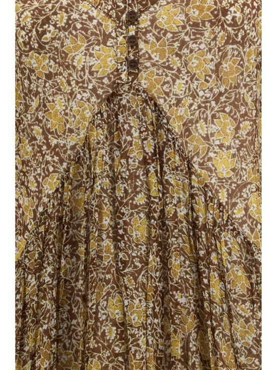 26SS 이자벨마랑에뚜왈 원피스 RO0380FCD1J14E 67KI KHAKI - ISABEL MARANT ETOILE