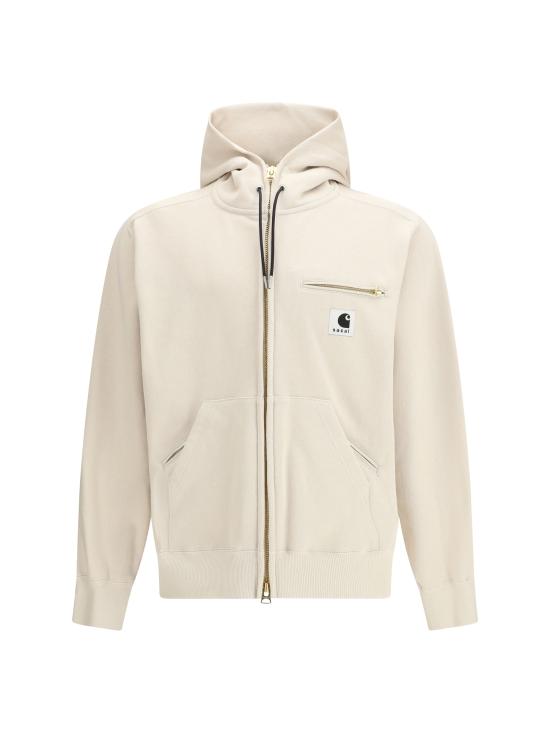 26SS 사카이 후드 티셔츠 2601091S 199 BEIGE