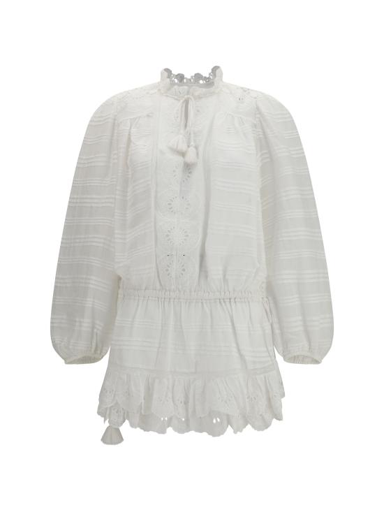 26SS 이자벨마랑에뚜왈 숏 원피스 RO0952FAD1J05E 20WH WHITE