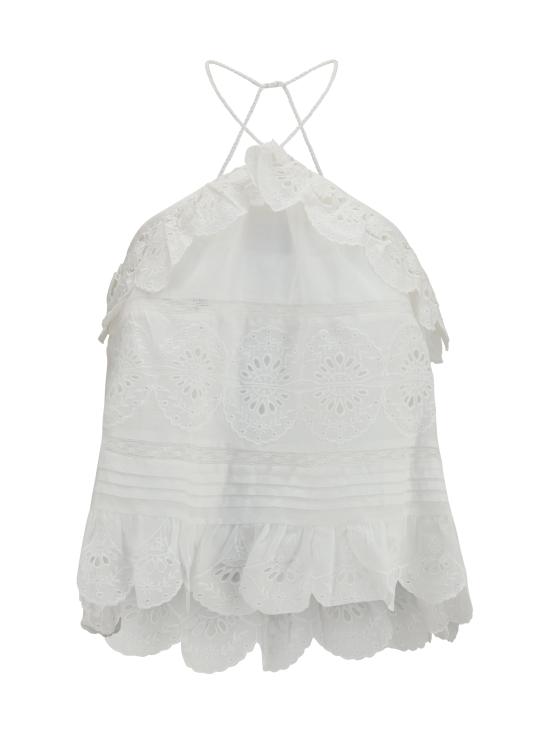 26SS 이자벨마랑에뚜왈 반팔 티셔츠 HT0769FAD1J05E 20WH WHITE