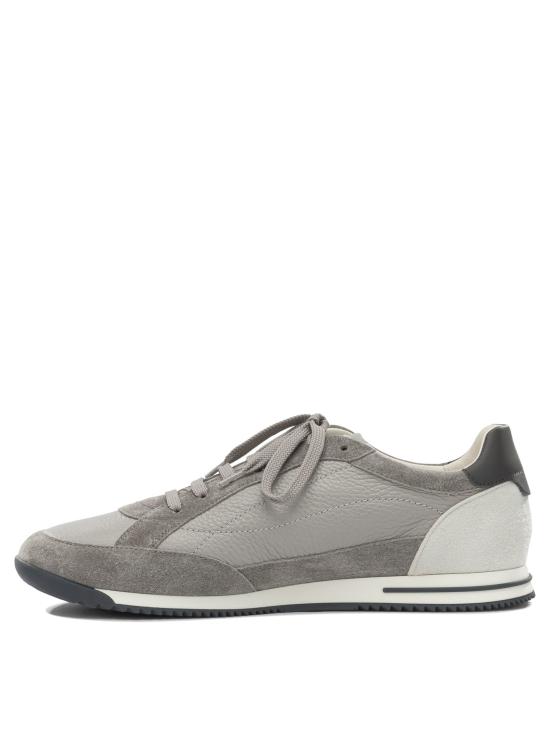 26SS 브루넬로 쿠치넬리 디어스킨 & 스웨이드 스니커즈 MZUKOKA348 CYL24 DOM - BRUNELLO CUCINELLI