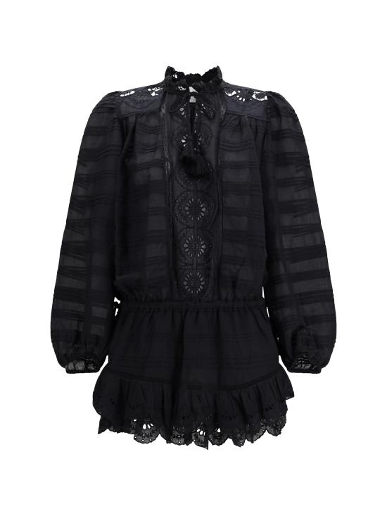 26SS 이자벨마랑에뚜왈 원피스 RO0952FAD1J05E 01BK BLACK