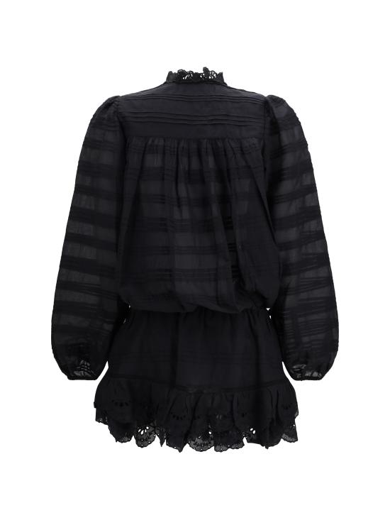 26SS 이자벨마랑에뚜왈 숏 원피스 RO0952FAD1J05E 01BK BLACK - ISABEL MARANT ETOILE