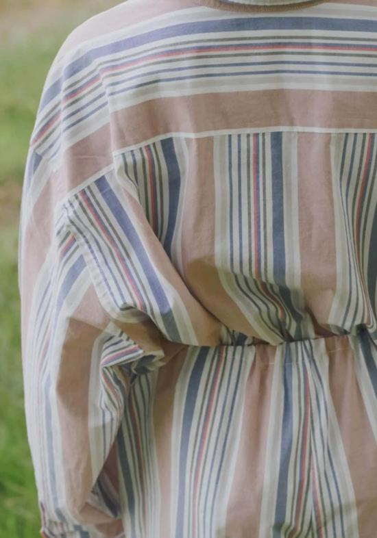  베이스레인지 셔츠 클로드 셔츠 브릭 스트라이프 - BASERANGE