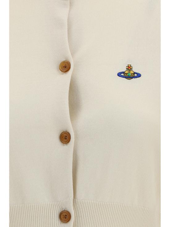 26SS 비비안웨스트우드 베아 크롭드 가디건 1803002UY003F A408 CREAM - VIVIENNE WESTWOOD